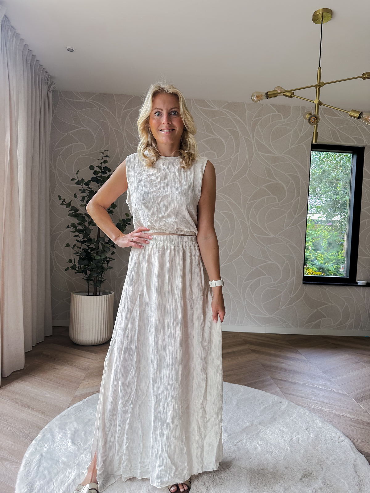 Laidback Luxe Two Piece White