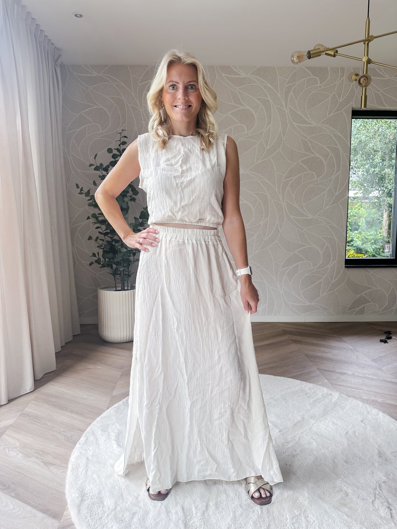 Laidback Luxe Two Piece White