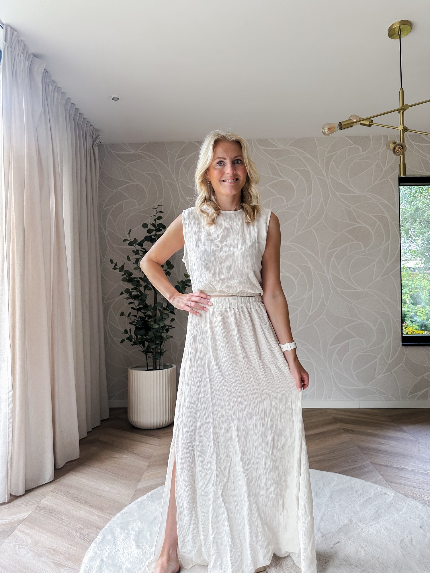 Laidback Luxe Two Piece White