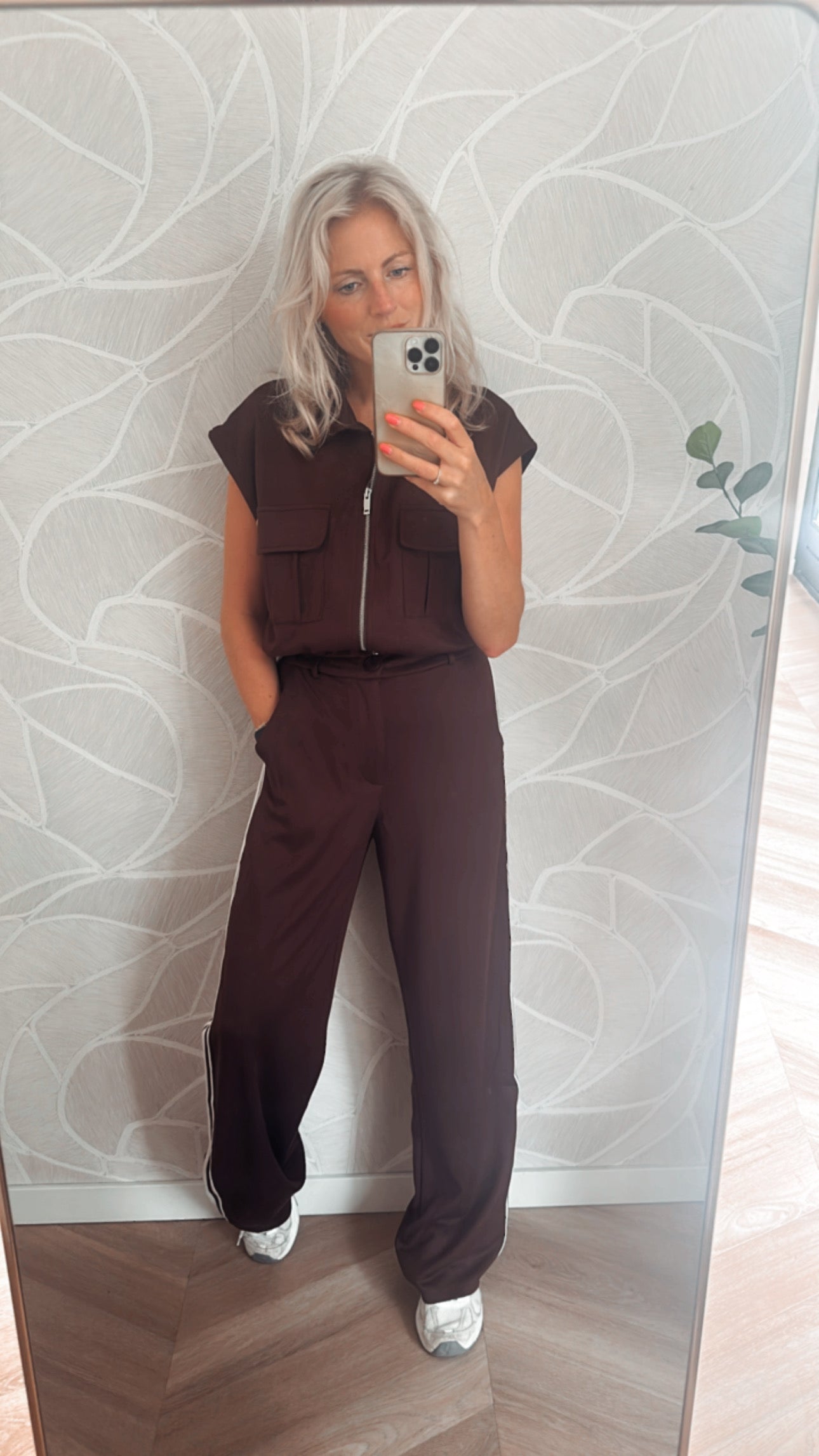 Urban Luxe Set broek + vest - Bruin