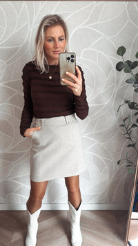 Beige skirt