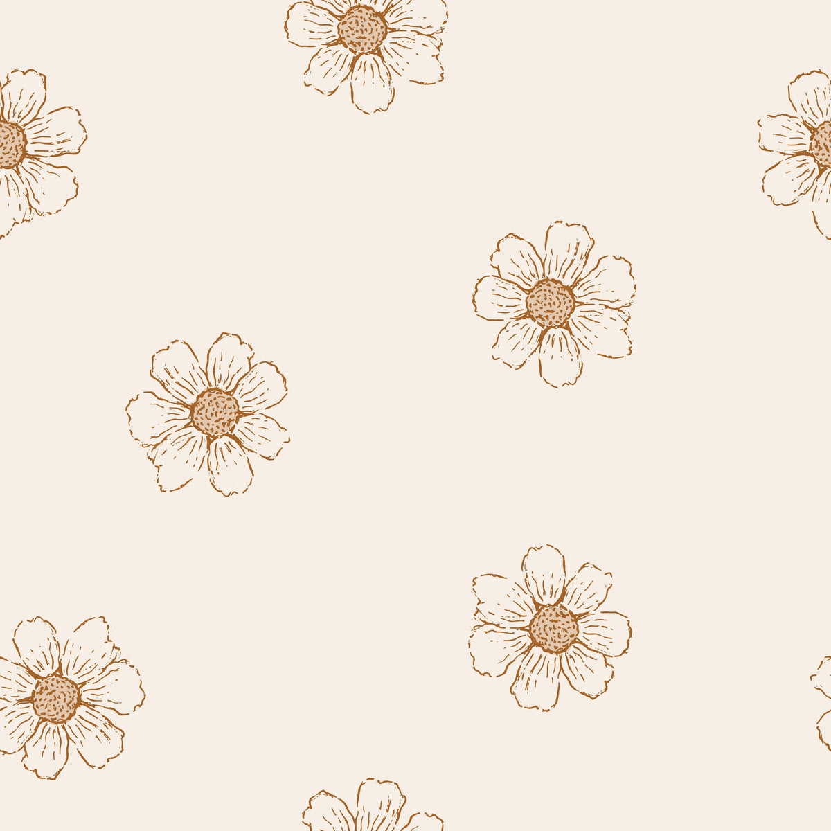 Sherpa Deken Daisies Creme