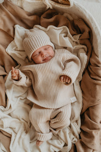 Knitted Muts Oatmeal