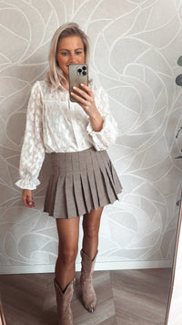 White Flower Blouse