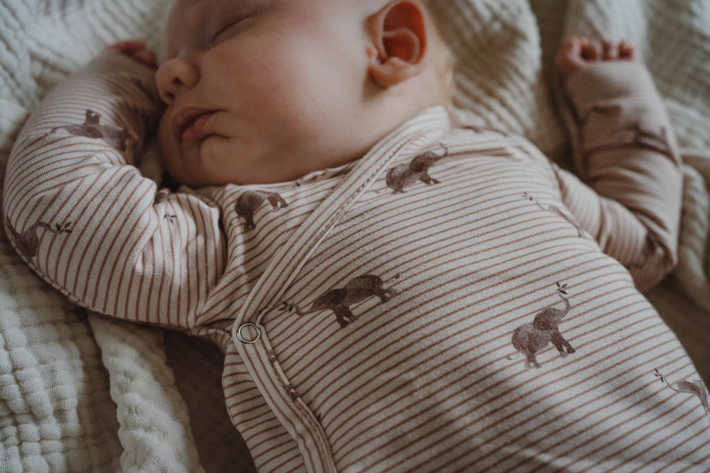 zachte comfortabele baby overslagshirt katoen