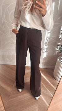 Dames pantalon bruin Yumi