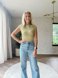 Lace Grace Top Pistache