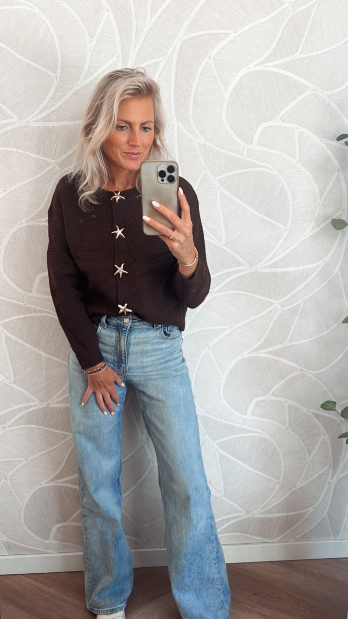 Seastar vest Bruin